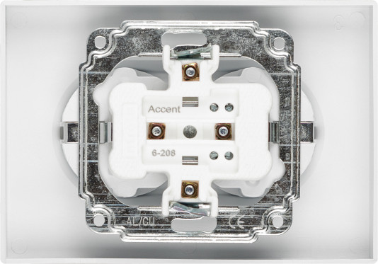 Изображение товара Розетка INTRO Accent 6-208-01 / Б0063528 (белый)