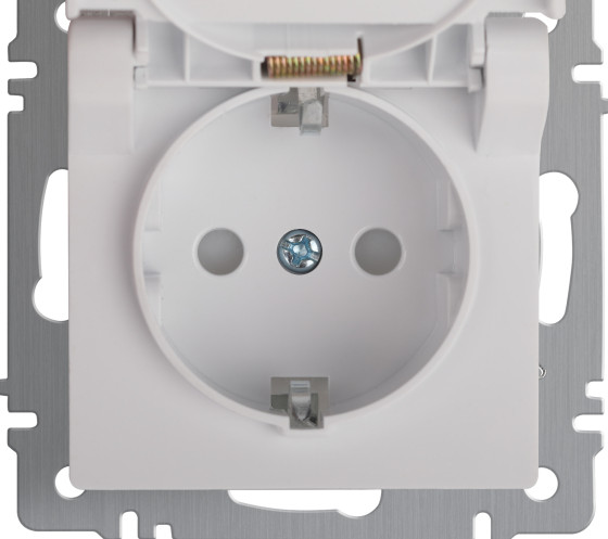 Изображение товара Розетка INTRO Accent 6-209-01 / Б0063553 (белый)