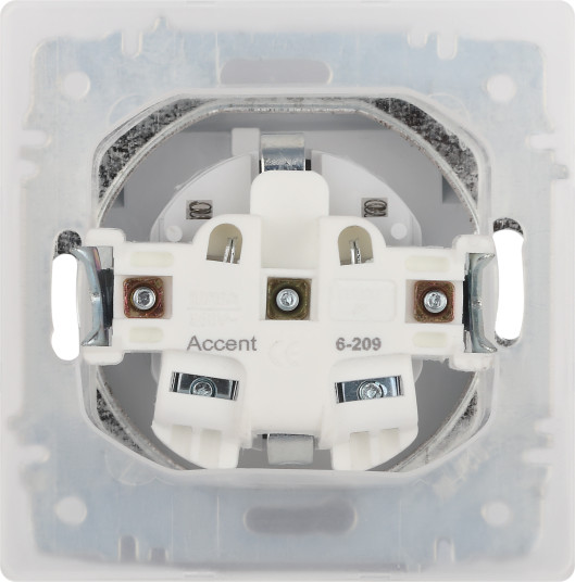 Изображение товара Розетка INTRO Accent 6-209-01 / Б0063553 (белый)