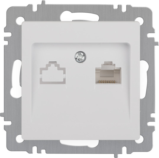 Изображение товара Розетка INTRO Accent 6-303-01 / Б0063624 (белый)