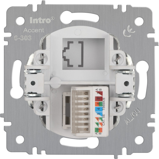 Изображение товара Розетка INTRO Accent 6-303-01 / Б0063624 (белый)
