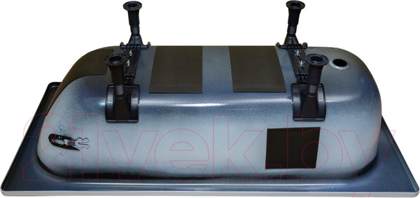 Изображение товара Ванна стальная Smavit Cassia Titanium Inside 150x70 (с шумоизоляцией и ножками Etalon)