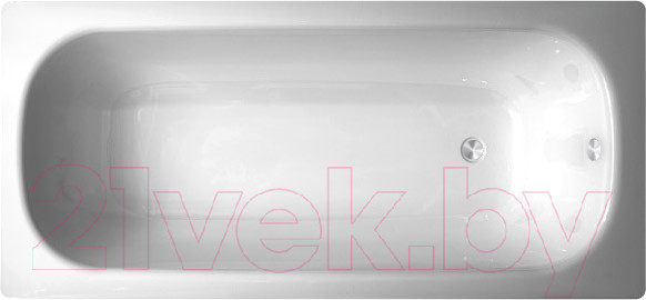 Изображение товара Ванна стальная Smavit Cassia Titanium Inside 160x70 (с шумоизоляцией и ножками Etalon)