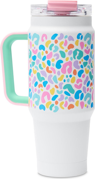 Изображение товара Термокружка Miku TH-MG-900-WBLT (950мл, белый/кляксы)