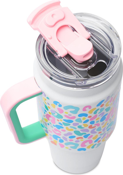 Изображение товара Термокружка Miku TH-MG-900-WBLT (950мл, белый/кляксы)