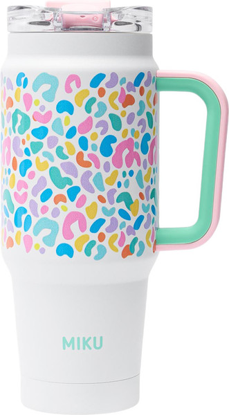 Изображение товара Термокружка Miku TH-MG-900-WBLT (950мл, белый/кляксы)