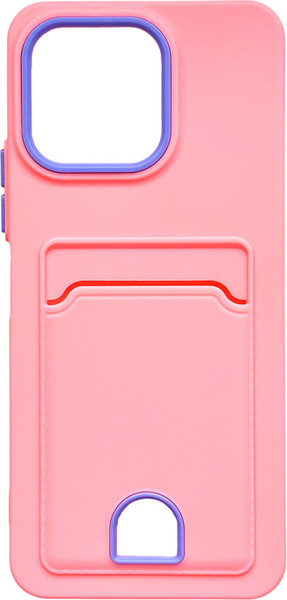 Изображение товара Чехол-накладка Case Matte Card Case для Honor X5 Plus (розовый матовый)