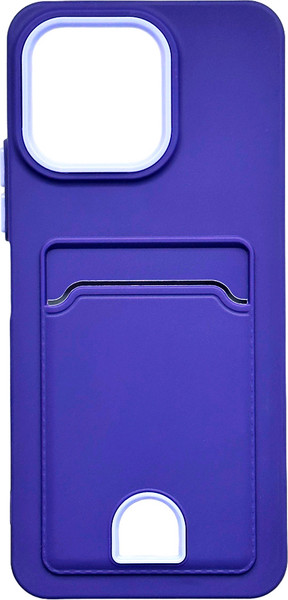 Изображение товара Чехол-накладка Case Matte Card Case для Honor X5 Plus (фиолетовый матовый)