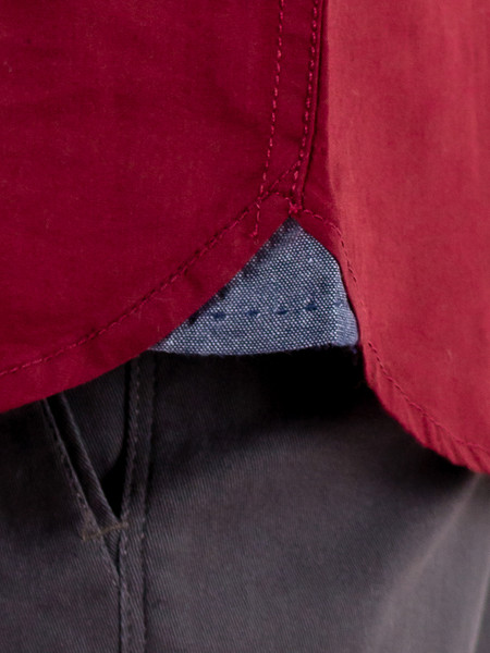 Изображение товара Рубашка детская Isee UN-71850B  (р-р 34/134-140, бордовый)