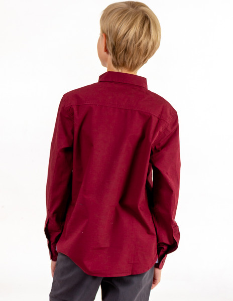 Изображение товара Рубашка детская Isee UN-71850B (р-р 38/158-164, бордовый)