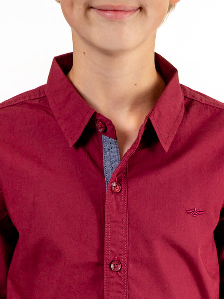 Изображение товара Рубашка детская Isee UN-71850B (р-р 40/164-170, бордовый)
