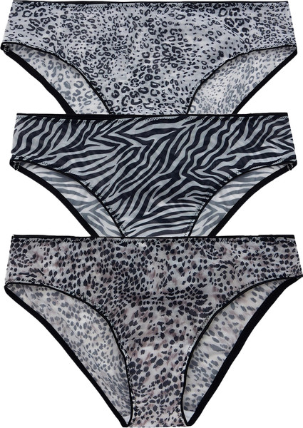 Изображение товара Комплект женских трусов Mark Formelle 412451-3 (р.94, анималистичный принт)