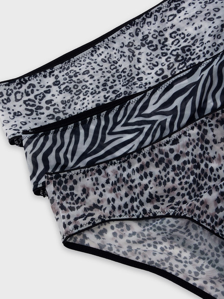 Изображение товара Комплект женских трусов Mark Formelle 412451-3 (р.94, анималистичный принт)