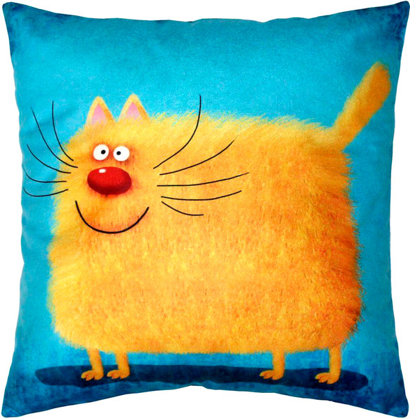 Изображение товара Подушка декоративная MATEX Kotoklism line. Рудольф / 28-925 (светло-желтый)