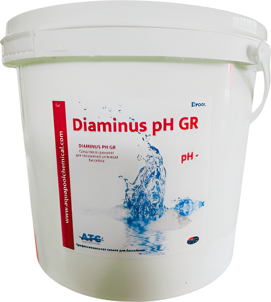 Изображение товара Средство для регулировки pH ATC pool chemicals Diaminus pH GR PH-минус гранулированное (10кг)