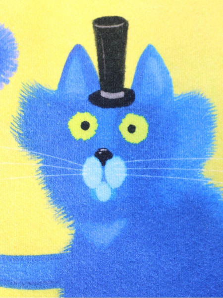 Изображение товара Подушка декоративная MATEX Kotoklism line. Сеньор / 52-067 (лайм/синий)