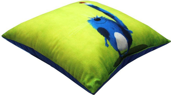 Изображение товара Подушка декоративная MATEX Kotoklism line. Божья коровка / 52-180 (лайм/белый/синий)