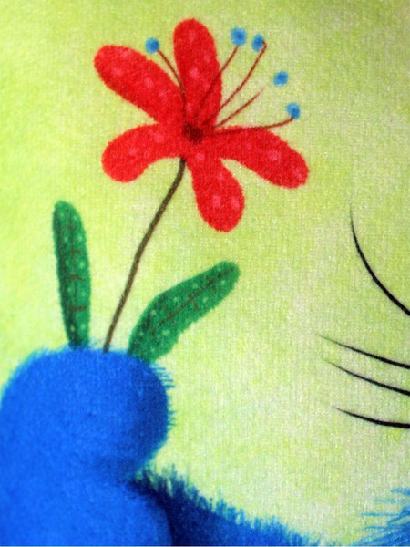 Изображение товара Подушка декоративная MATEX Kotoklism line. Громила / 52-203 (фисташковый/голубой/синий)