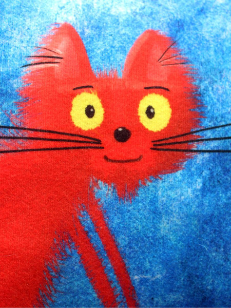 Изображение товара Подушка декоративная MATEX Kotoklism line. Худой / 52-258 (красный/черный/синий)