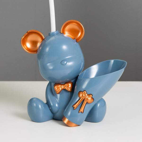 Изображение товара Настольная лампа Risalux Мишка 10186156 (синий)