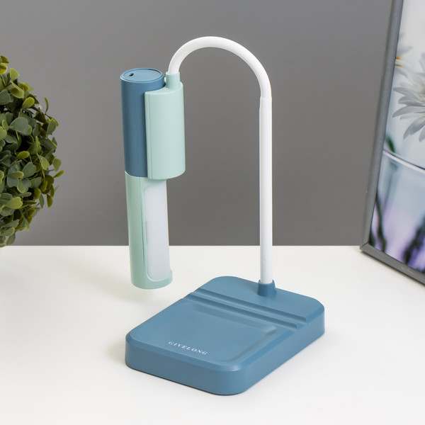 Изображение товара Настольная лампа Risalux Лансер 9352535 (синий/лазурный)