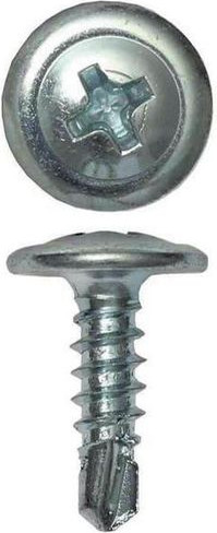 Саморез DKC 4.2x13 с пресс-шайбой со сверлом / CM274013 (200шт)