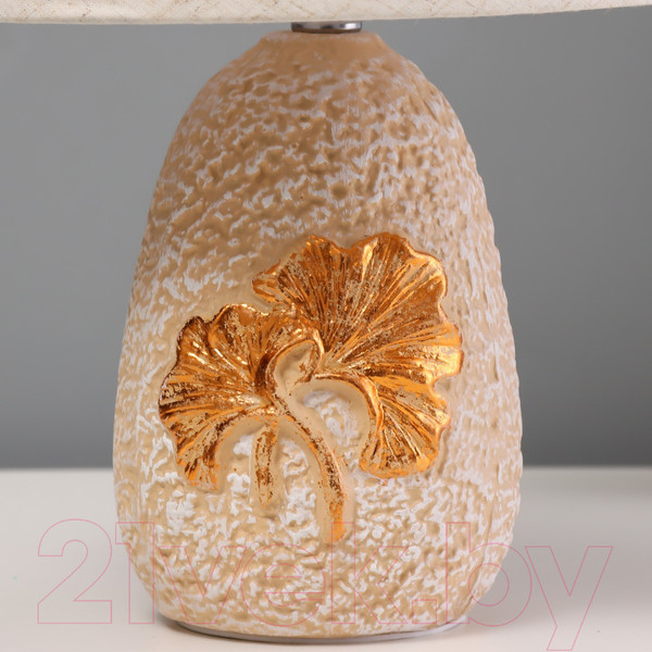 Изображение товара Прикроватная лампа Risalux Листья 9680022 (бежевый/золото)