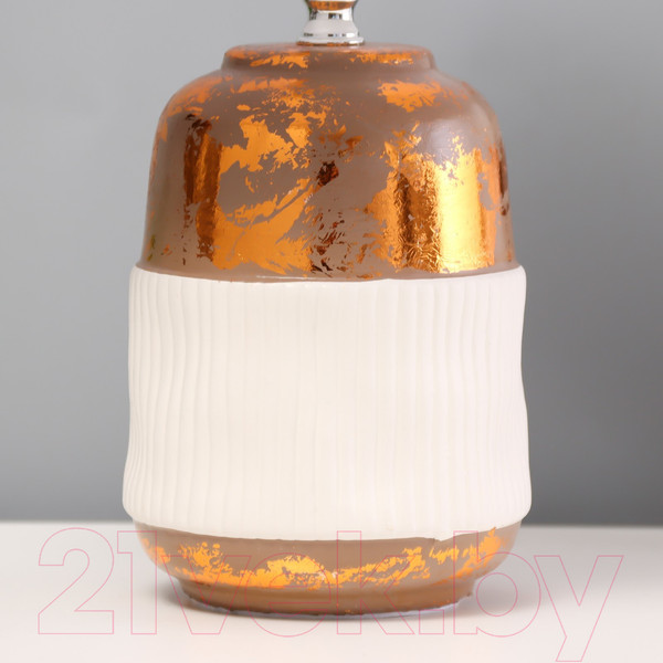 Изображение товара Прикроватная лампа Risalux Ганна 9680025 (бежевый/медный)