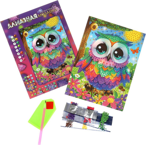 Изображение товара Набор алмазной вышивки MultiArt Сова / AM17X23-113879