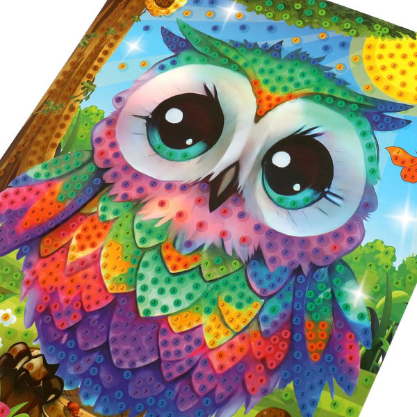 Изображение товара Набор алмазной вышивки MultiArt Сова / AM17X23-113879