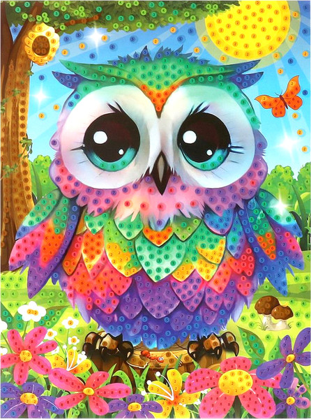 Изображение товара Набор алмазной вышивки MultiArt Сова / AM17X23-113879