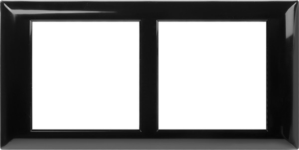Изображение товара Рамка для выключателей и розеток DKC Avanti 4402914 (черный)