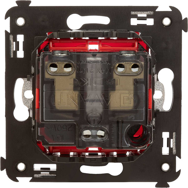 Изображение товара Розетка DKC Avanti 4401003 (красный квадрат)