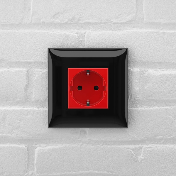 Изображение товара Розетка DKC Avanti 4401003 (красный квадрат)