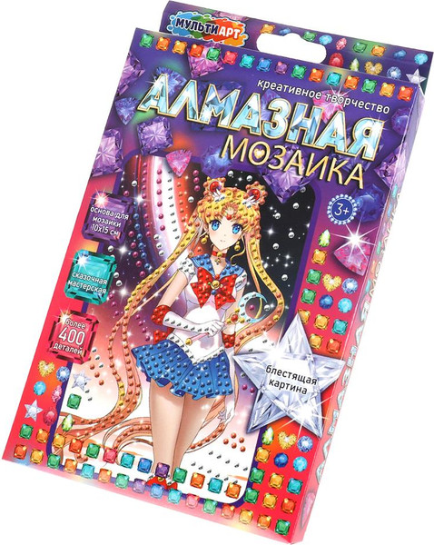 Изображение товара Набор алмазной вышивки MultiArt Волшебная девочка / AM10X15-SALMO