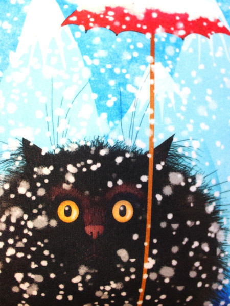 Изображение товара Подушка декоративная MATEX Kotoklism line. Под зонтом / 52-265 (красный/белый/синий)