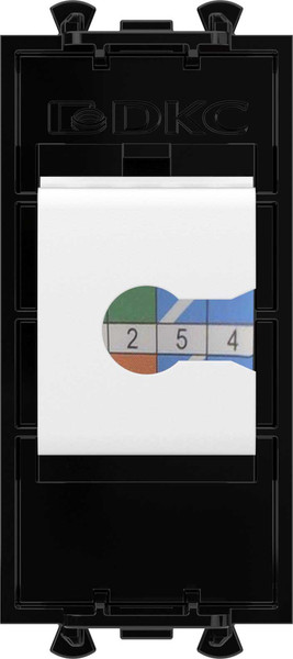 Изображение товара Розетка DKC Avanti 4402661 (черный квадрат)