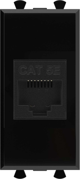 Изображение товара Розетка DKC Avanti 4402661 (черный квадрат)