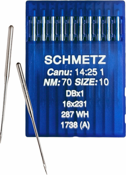 Изображение товара Набор игл для промышленной швейной машины Schmetz DBx1 70 Sch-10 (10шт, универсальные)