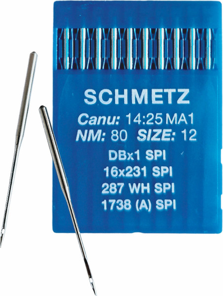 Изображение товара Набор игл для промышленной швейной машины Schmetz DBx1 80 SPI Sch-10 (10шт, для шелка)