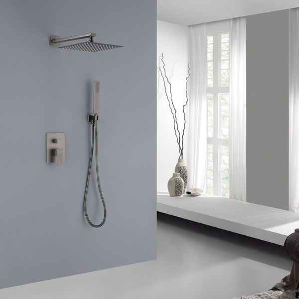 Изображение товара Душевая система со смесителем Abber Daheim AF8219NG (никель)