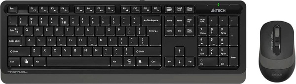 Изображение товара Комплект клавиатура и мышь A4Tech Fstyler FG1010S (черный/серый)