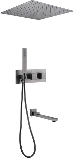 Изображение товара Душевая система со смесителем Abber Daheim AF8254NG (никель)