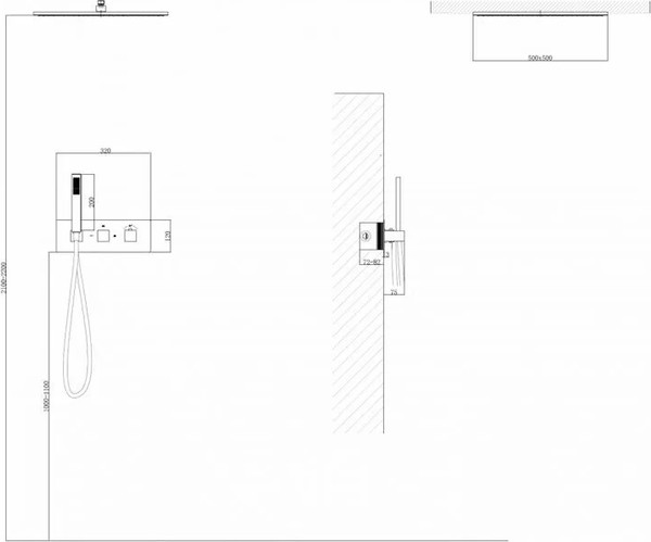 Изображение товара Душевая система со смесителем Abber Daheim AF8255NG (никель)