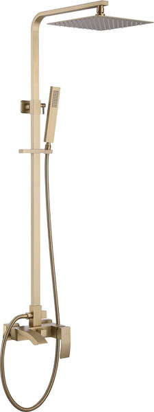 Изображение товара Душевая система со смесителем Abber Wasserfall AF8616G (золото матовое)