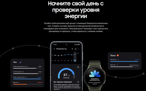 Изображение товара Умные часы Samsung Galaxy Watch7 44mm LTE / SM-L315FZGACAU (зеленый)