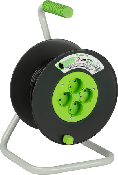 Изображение товара Удлинитель на катушке ЭРА Greenline KAT-2x0.75-30m / Б0065140