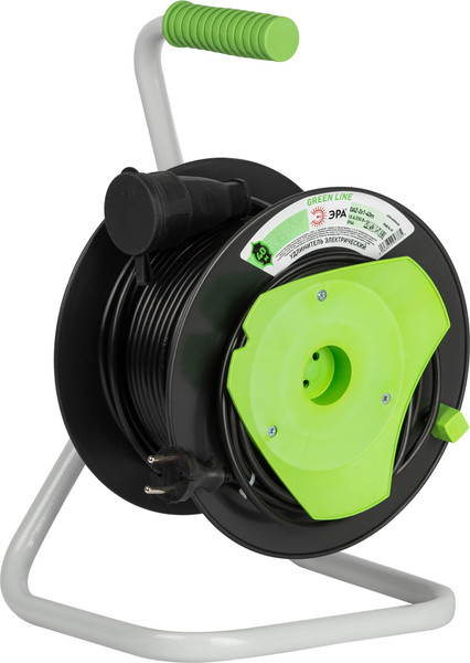 Изображение товара Удлинитель на катушке ЭРА Greenline GAZ-2x1-40m / Б0065109