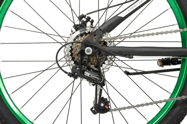 Изображение товара Велосипед Nialanti ForsaJ MD 26 (16, черно-зеленый, разобранный, в коробке)