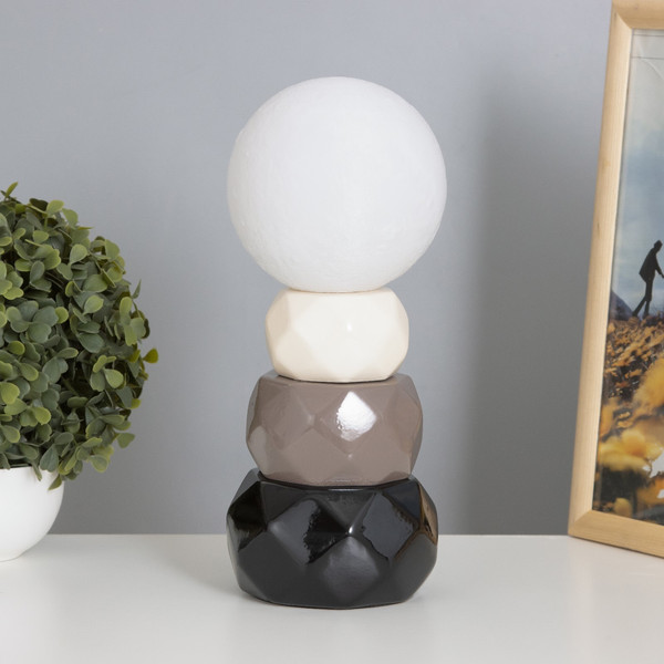 Изображение товара Прикроватная лампа Risalux Амани 10429237 (белый/кофе)